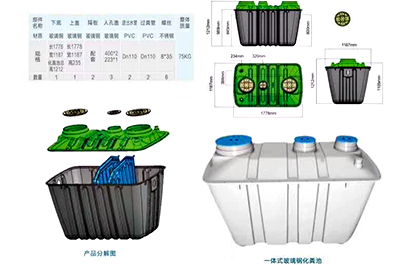 玻璃钢模压化粪池
