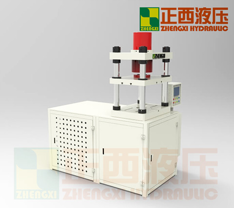 100吨四柱液压机图片